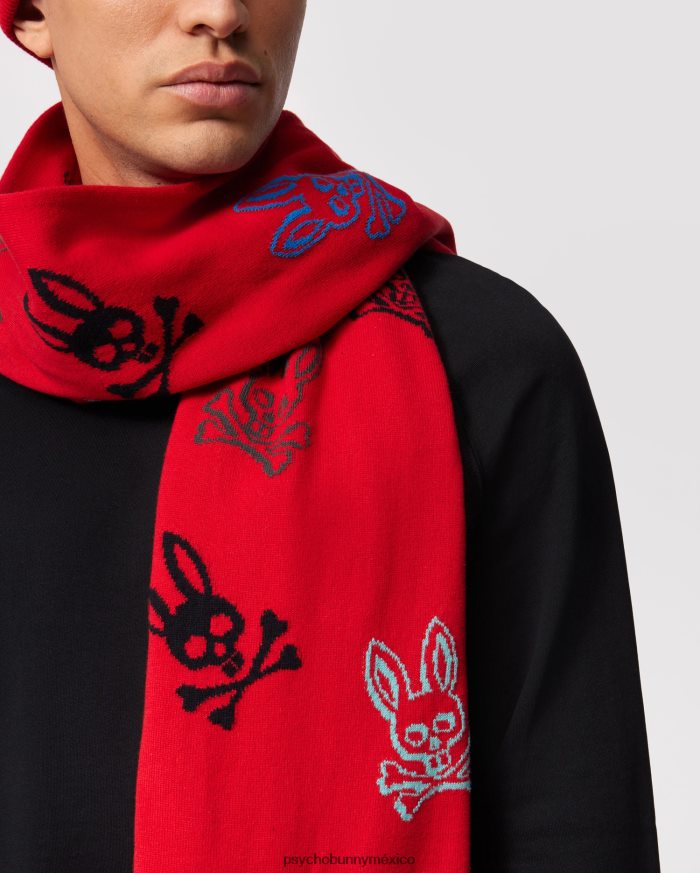 bufanda de conejito lacomb para hombre río rojoR46422763 Psycho Bunny