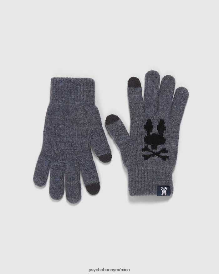 guantes de lana para hombre con dedos técnicos tormenta de brezoR46422759 Psycho Bunny