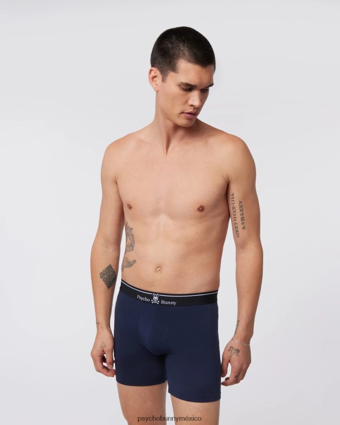 Calzoncillos tipo bóxer de punto liso para hombre, paquete de 2 ArmadaR46422743 Psycho Bunny