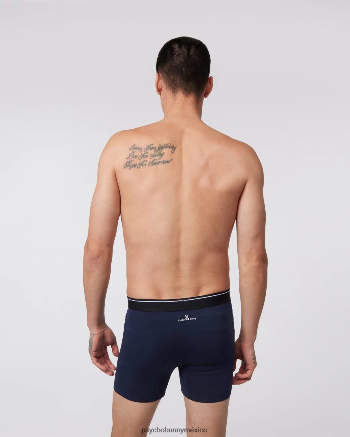 Calzoncillos tipo bóxer de punto liso para hombre, paquete de 2 ArmadaR46422743 Psycho Bunny