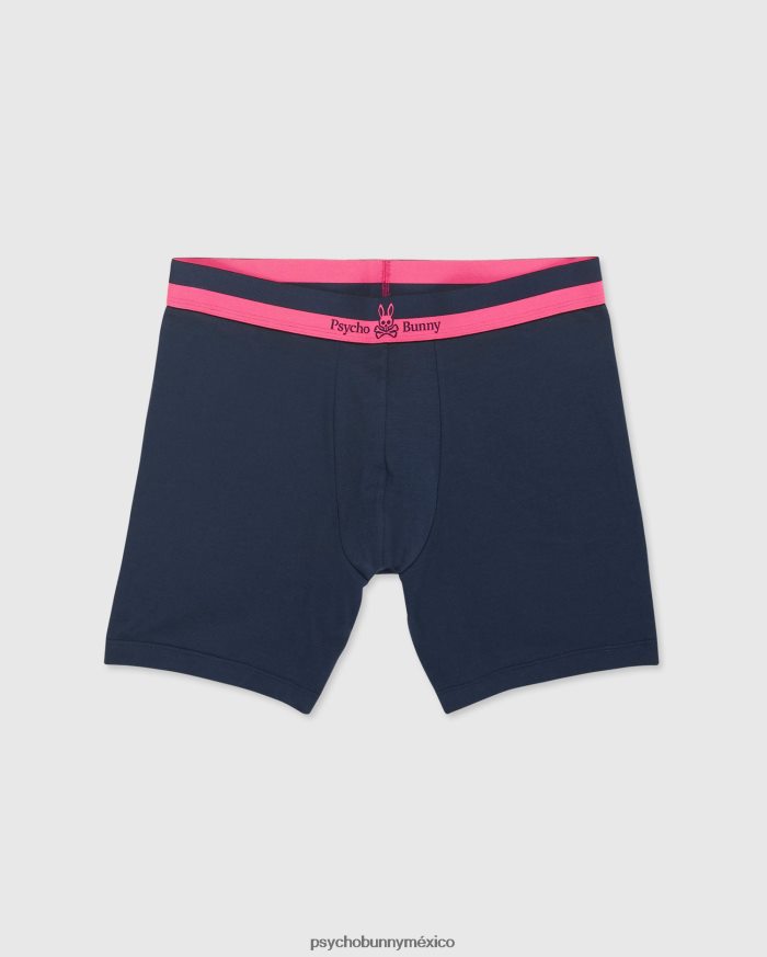Pack de 2 calzoncillos tipo bóxer de punto para hombre. Azul marinoR46422758 Psycho Bunny