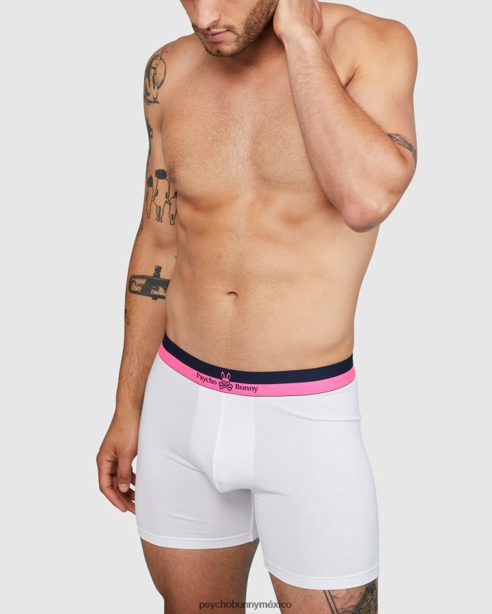 Pack de 2 calzoncillos tipo bóxer de punto para hombre. blancoR46422753 Psycho Bunny
