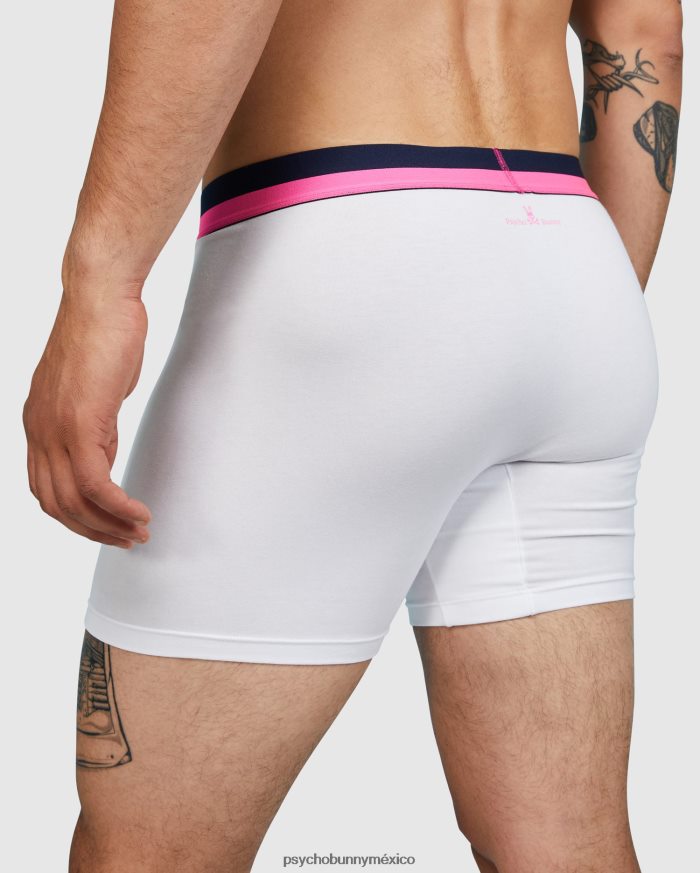 Pack de 2 calzoncillos tipo bóxer de punto para hombre. blancoR46422753 Psycho Bunny