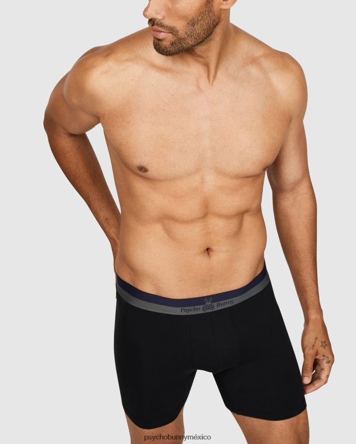 Pack de 2 calzoncillos tipo bóxer de punto para hombre. negroR46422754 Psycho Bunny