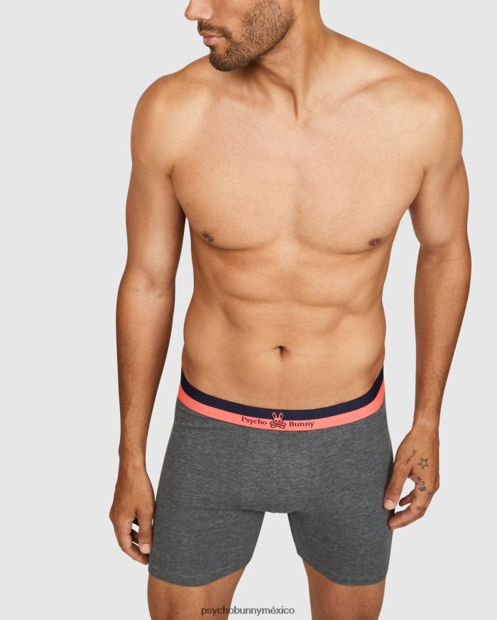 Pack de 2 calzoncillos tipo bóxer de punto para hombre. tormenta de brezoR46422757 Psycho Bunny