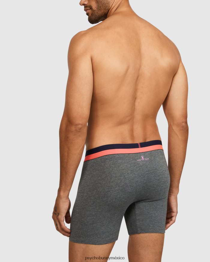 Pack de 2 calzoncillos tipo bóxer de punto para hombre. tormenta de brezoR46422757 Psycho Bunny