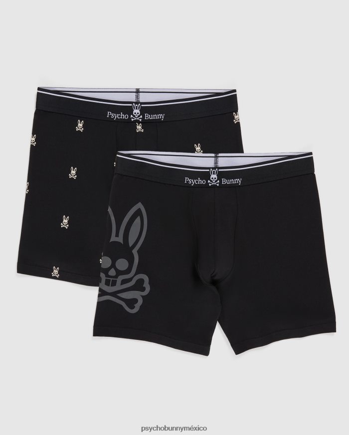 paquete de 2 calzoncillos tipo bóxer para hombre negroR46422728 Psycho Bunny