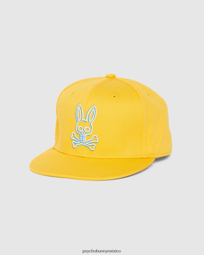gorra de béisbol bordada gresham para hombre azafránR46422683 Psycho Bunny