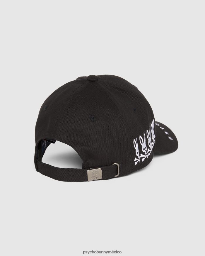 gorra de béisbol bordada stoke para hombre negroR46422326 Psycho Bunny