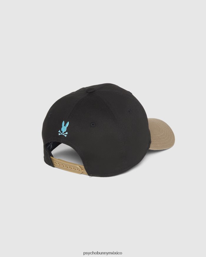 gorra de béisbol broward para hombre negroR46422671 Psycho Bunny