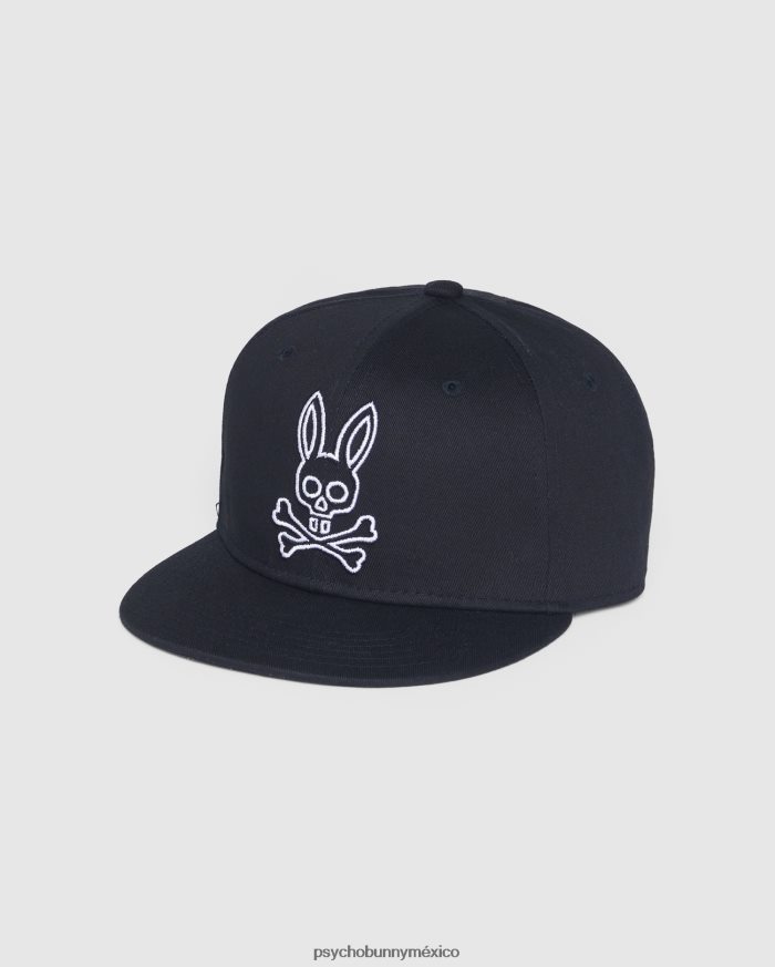 gorra de béisbol gresham bordada para niños negroR46422677 Psycho Bunny