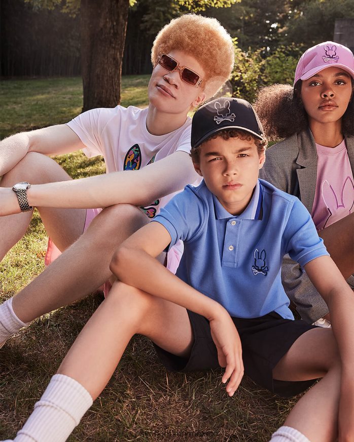 gorra de béisbol para niños calle negroR46422631 Psycho Bunny