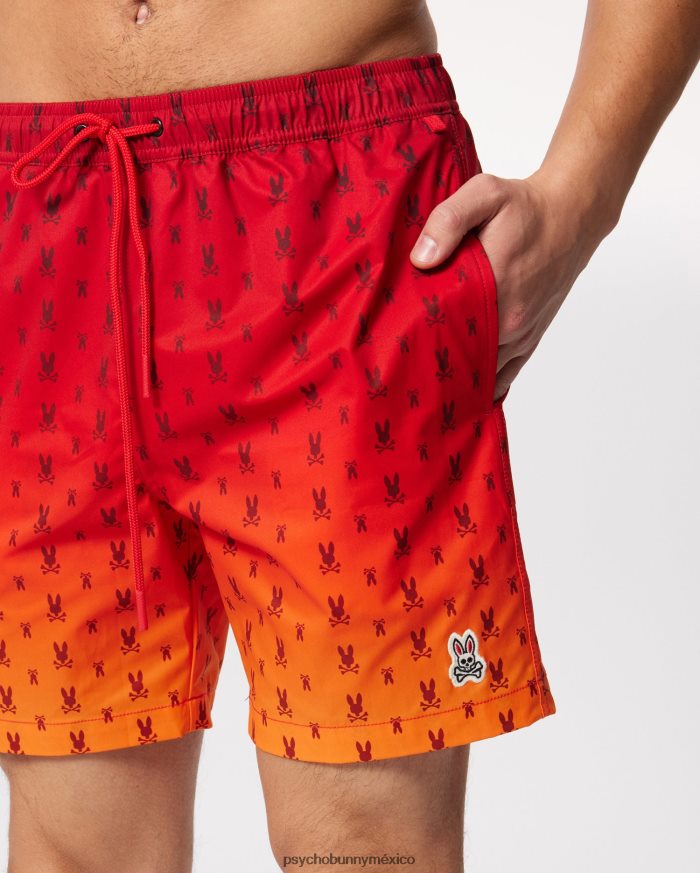 bañador aletti hombre rojo brillanteR46422518 Psycho Bunny