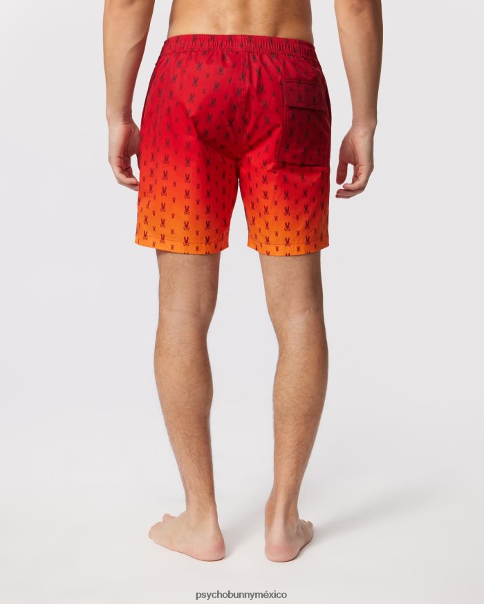 bañador aletti hombre rojo brillanteR46422518 Psycho Bunny