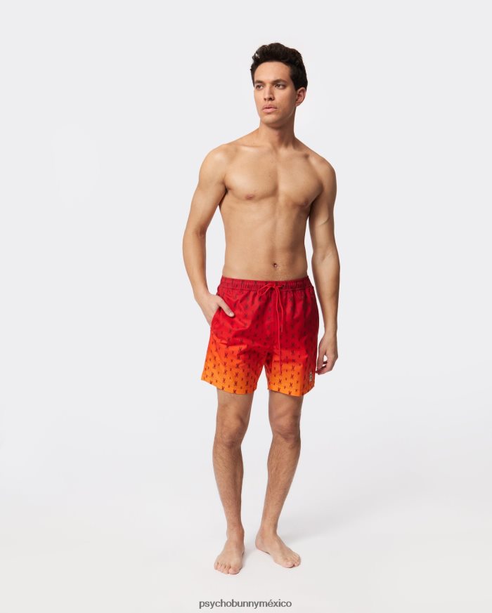 bañador aletti hombre rojo brillanteR46422518 Psycho Bunny