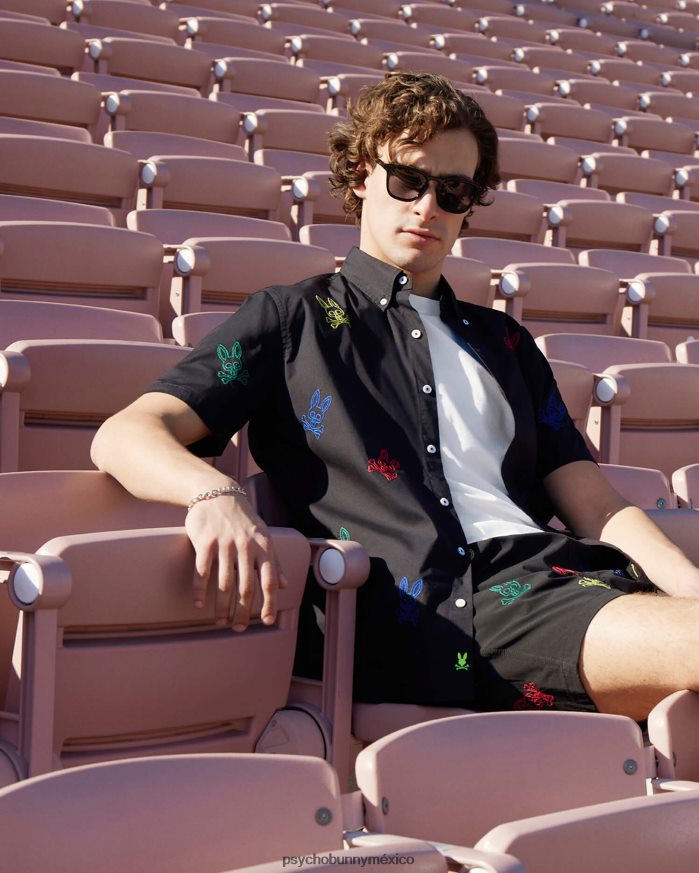 bañador ligon bordado para hombre negroR46422315 Psycho Bunny