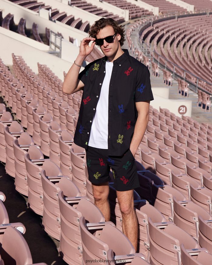 bañador ligon bordado para hombre negroR46422315 Psycho Bunny