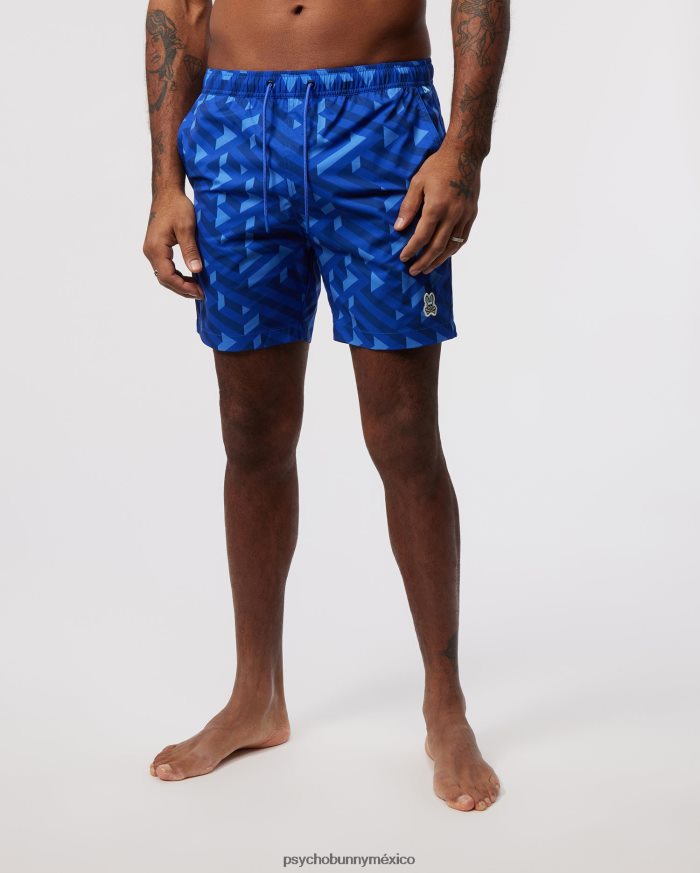 bañador pisani hombre azul brillanteR46422280 Psycho Bunny
