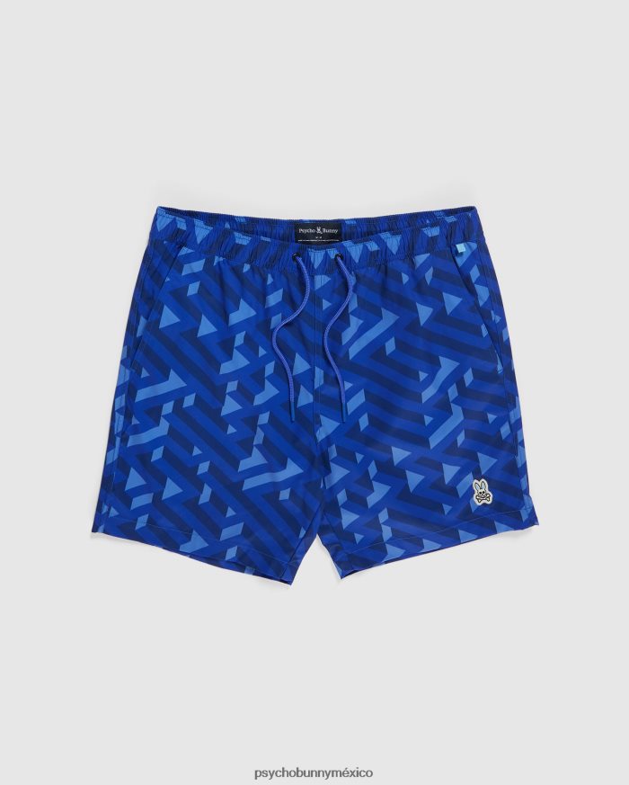 bañador pisani hombre azul brillanteR46422280 Psycho Bunny