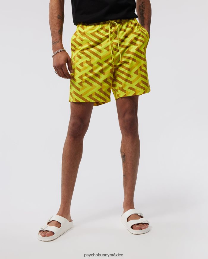 bañador pisani hombre perno de neónR46422290 Psycho Bunny