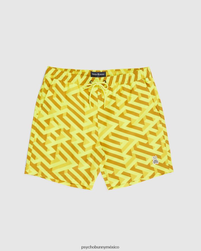 bañador pisani hombre perno de neónR46422290 Psycho Bunny