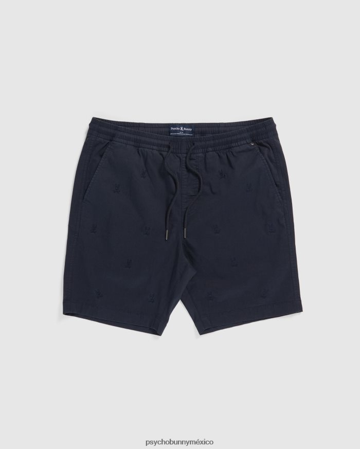 pantalón corto con cintura elástica y bordado de islas para hombre ArmadaR46422455 Psycho Bunny