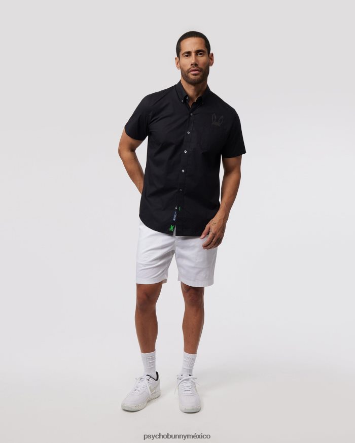 pantalón corto con cintura elástica y bordado de islas para hombre blancoR46422457 Psycho Bunny