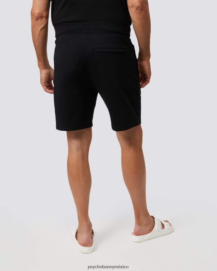 pantalones cortos deportivos bordados gresham para hombre negroR46422466 Psycho Bunny