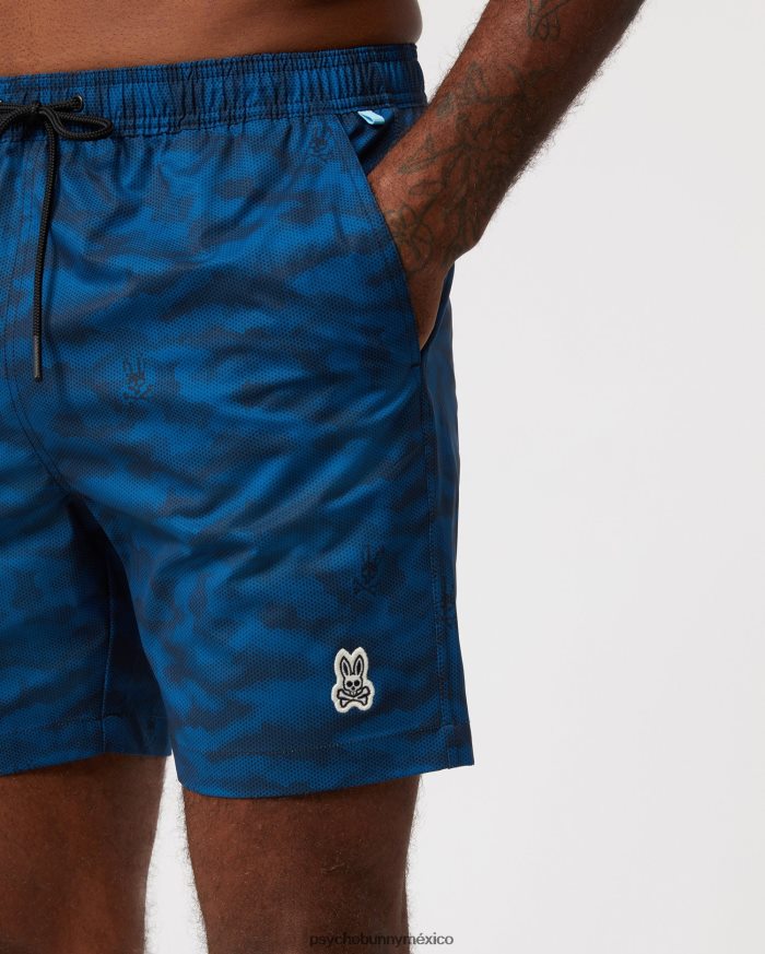 shorts de baño de camuflaje rockaway para hombre Mar EgeoR46422522 Psycho Bunny