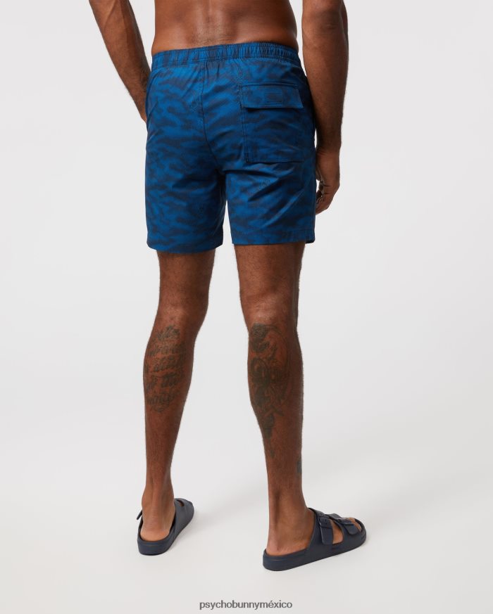shorts de baño de camuflaje rockaway para hombre Mar EgeoR46422522 Psycho Bunny