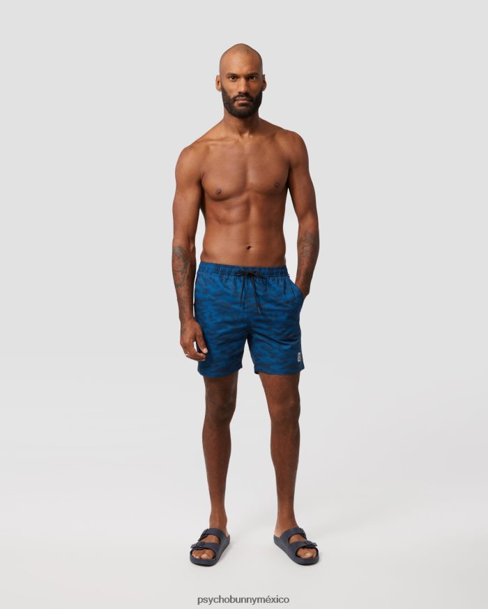 shorts de baño de camuflaje rockaway para hombre Mar EgeoR46422522 Psycho Bunny