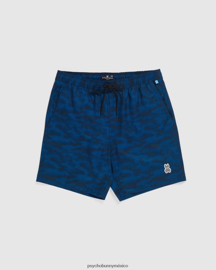 shorts de baño de camuflaje rockaway para hombre Mar EgeoR46422522 Psycho Bunny