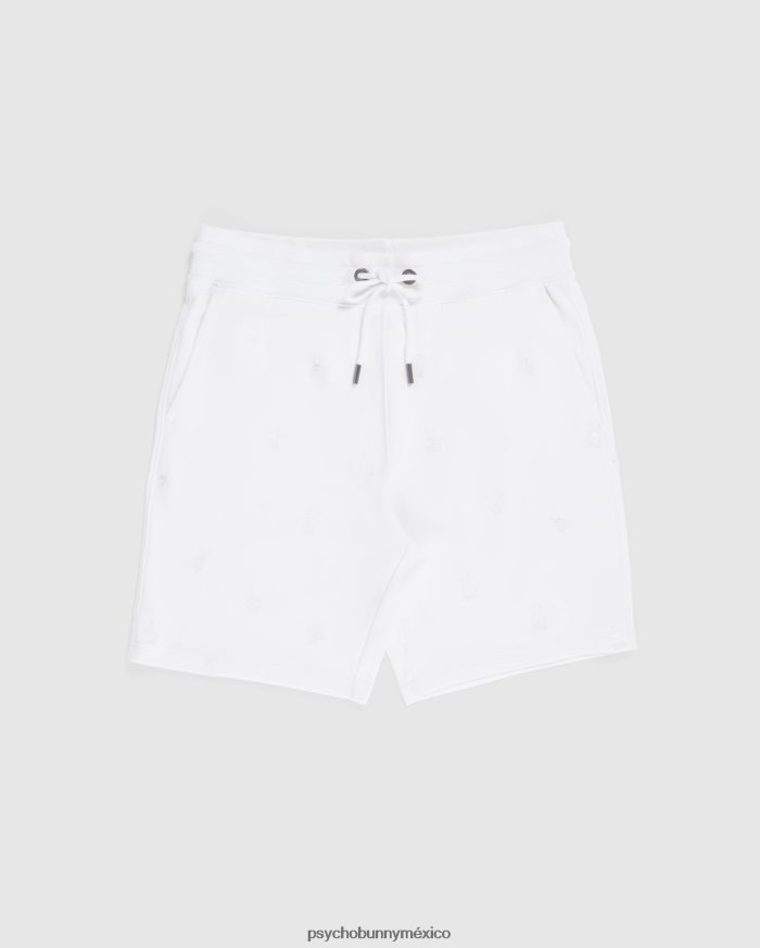 sudadera corta con bordado de woad para hombre blancoR46422282 Psycho Bunny