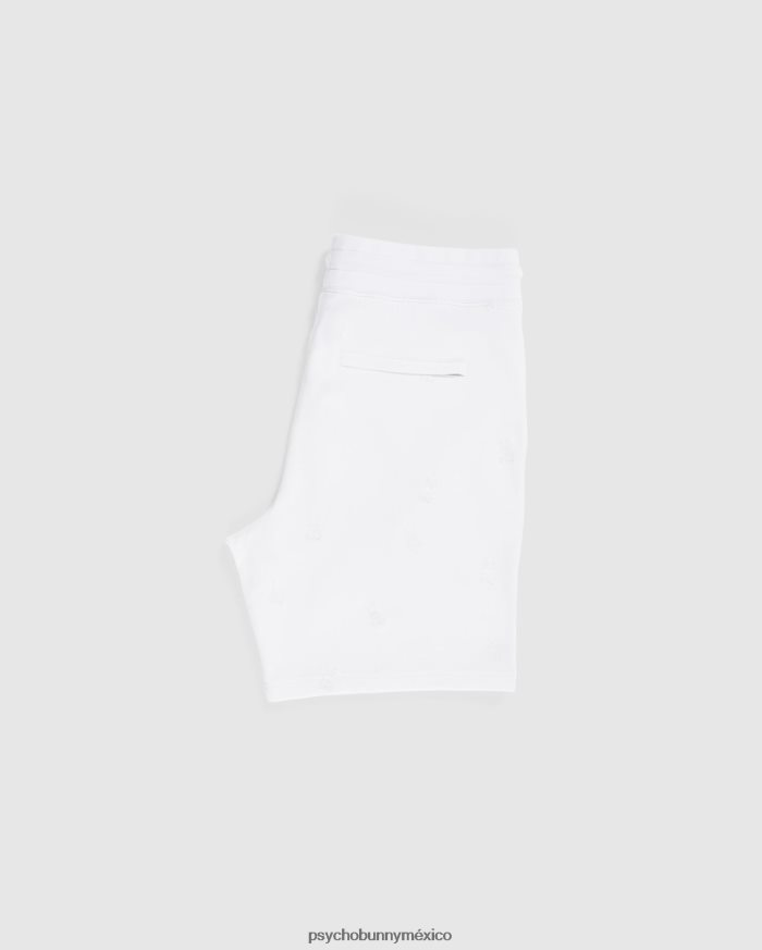 sudadera corta con bordado de woad para hombre blancoR46422282 Psycho Bunny