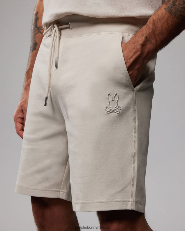 sudadera corta con contorno para hombre lino naturalR46422322 Psycho Bunny