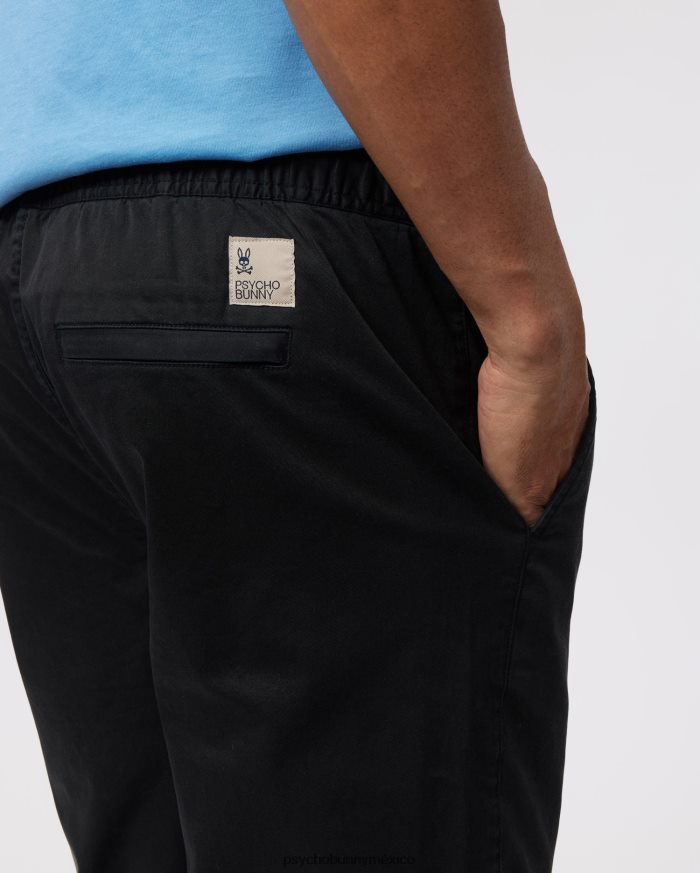 jogger toledo de sarga de algodón para hombre negroR46422485 Psycho Bunny