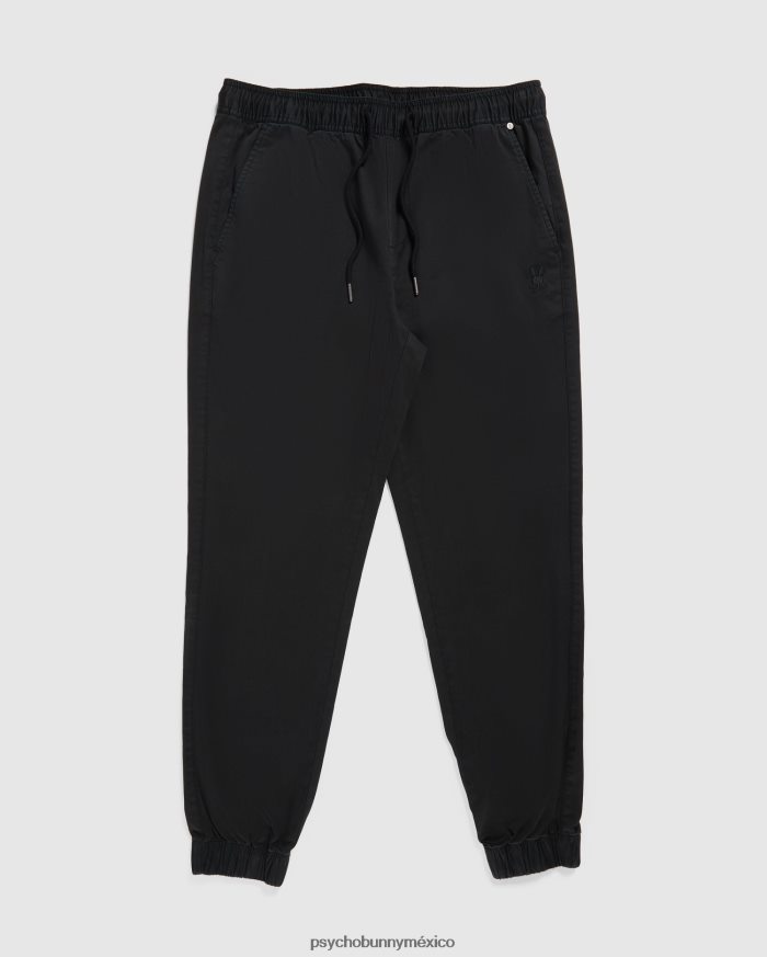 jogger toledo de sarga de algodón para hombre negroR46422485 Psycho Bunny