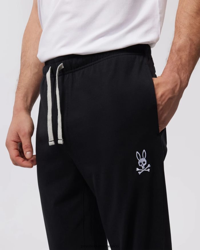 pantalón de salón de punto para hombre negroR46422736 Psycho Bunny
