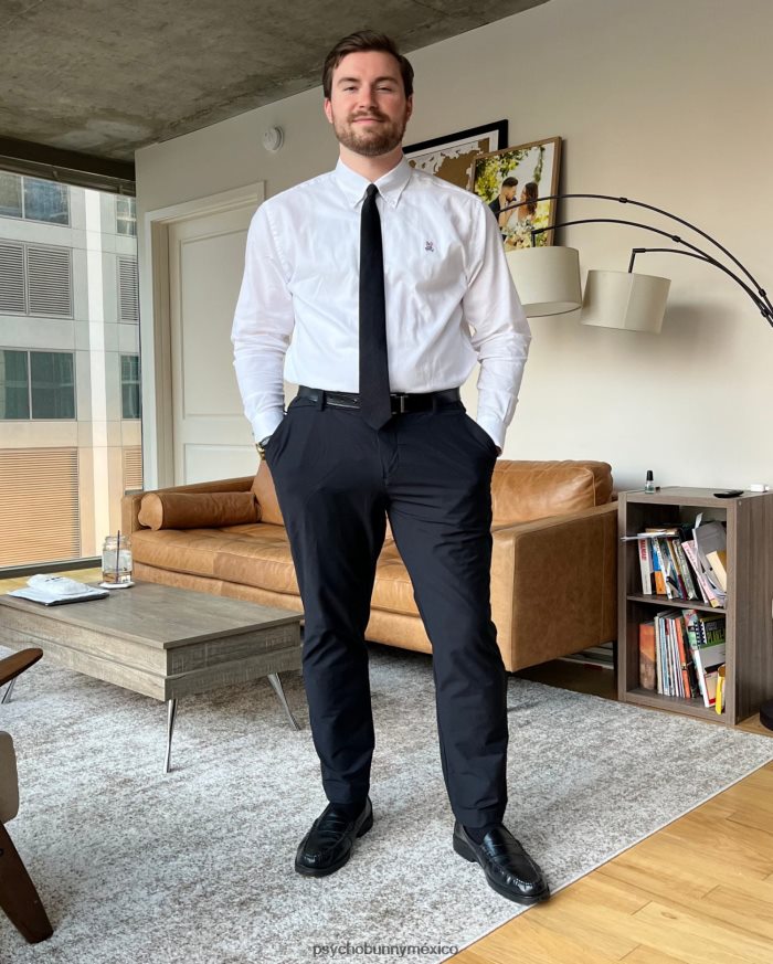 pantalón deportivo a dos aguas negroR46422482 Psycho Bunny