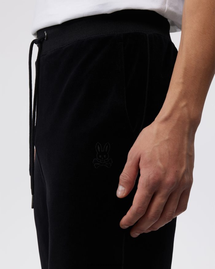 pantalón deportivo de terciopelo para hombre negroR46422501 Psycho Bunny