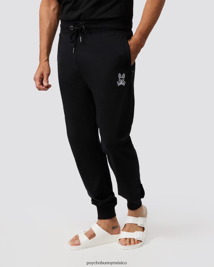 pantalones deportivos con conejito bordado gresham para hombre negroR46422499 Psycho Bunny