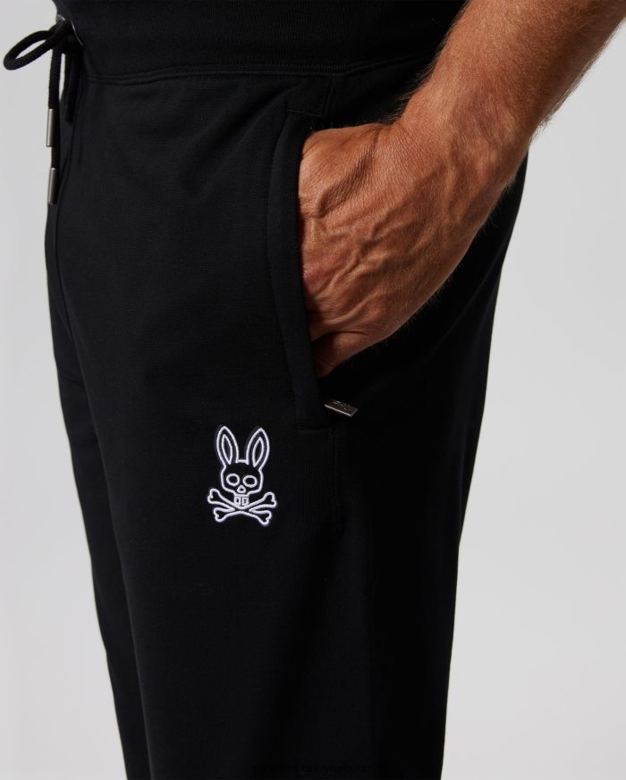 pantalones deportivos con conejito bordado gresham para hombre negroR46422499 Psycho Bunny