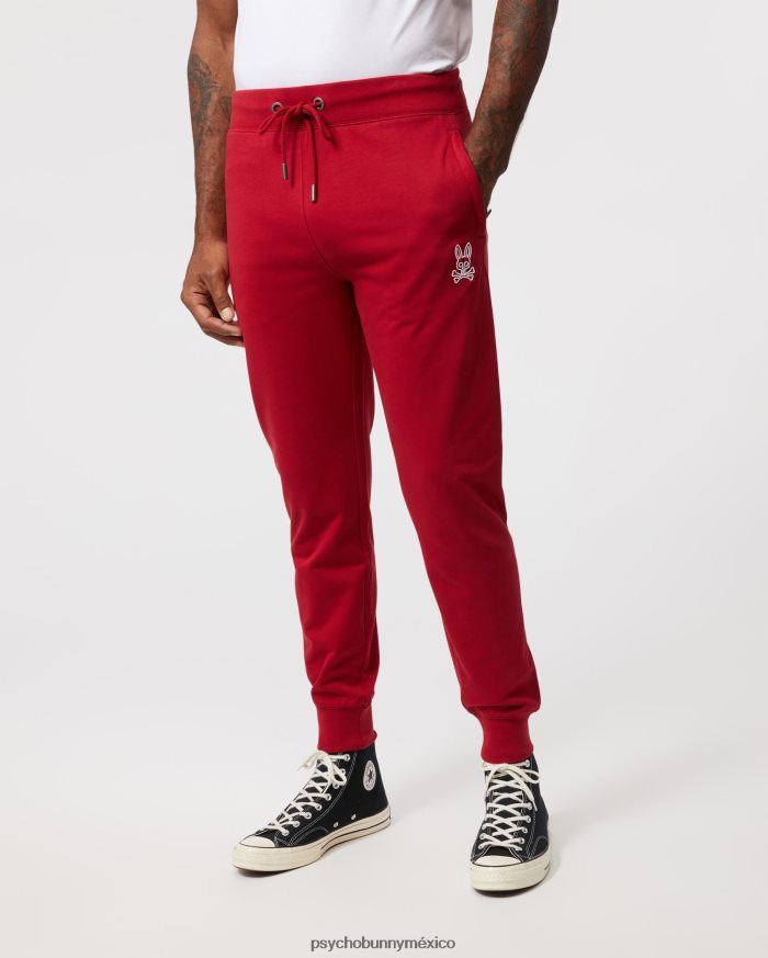 pantalones deportivos con conejito bordado gresham para hombre río rojoR46422496 Psycho Bunny