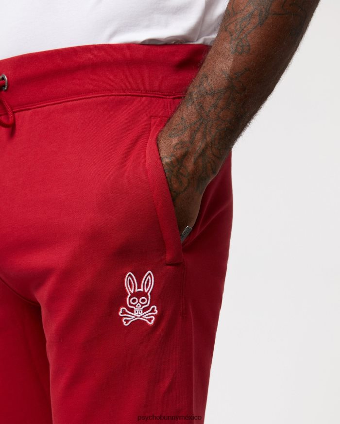 pantalones deportivos con conejito bordado gresham para hombre río rojoR46422496 Psycho Bunny