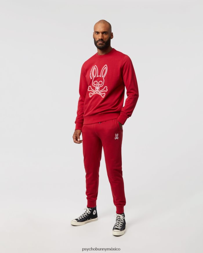 pantalones deportivos con conejito bordado gresham para hombre río rojoR46422496 Psycho Bunny