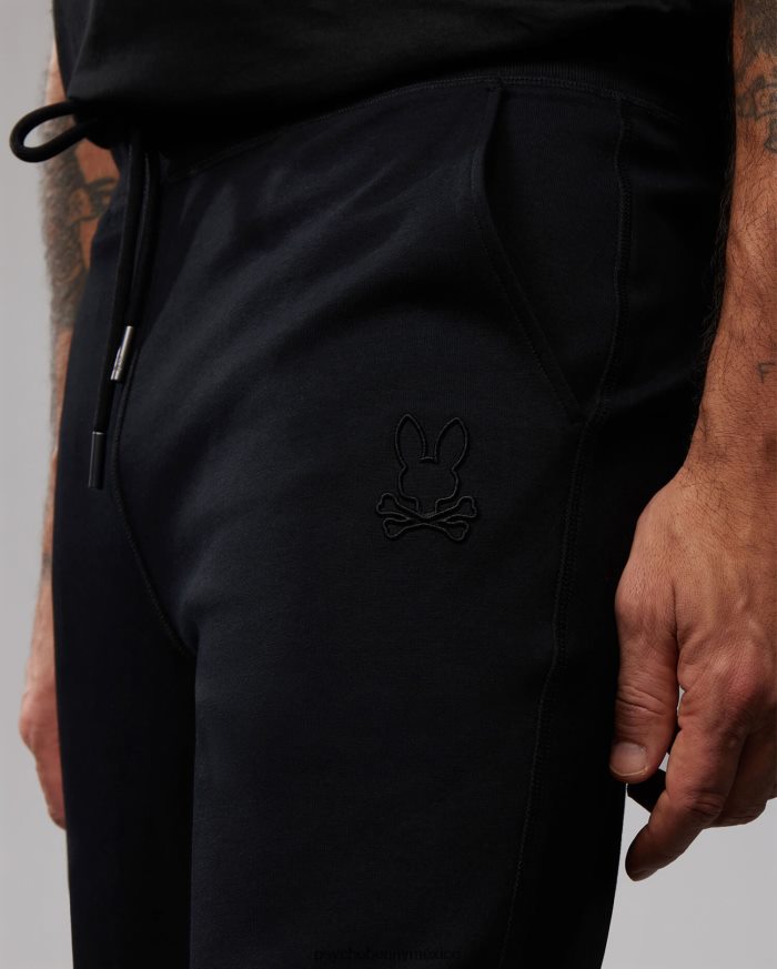 pantalones deportivos de contorno para hombre negroR46422480 Psycho Bunny