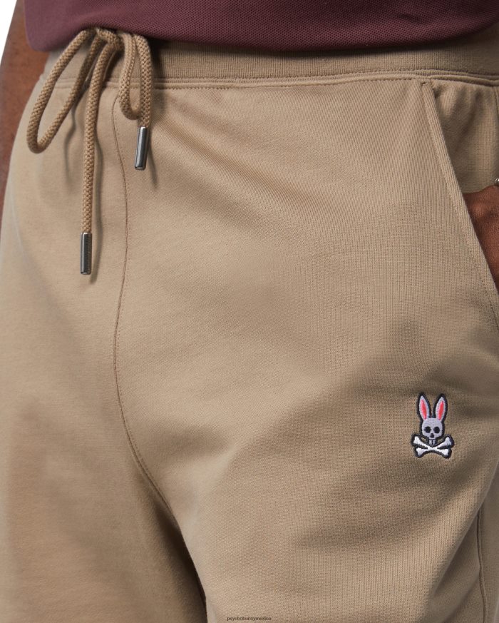pantalones deportivos de punto de felpa francesa para hombre marrón antiguoR46422478 Psycho Bunny