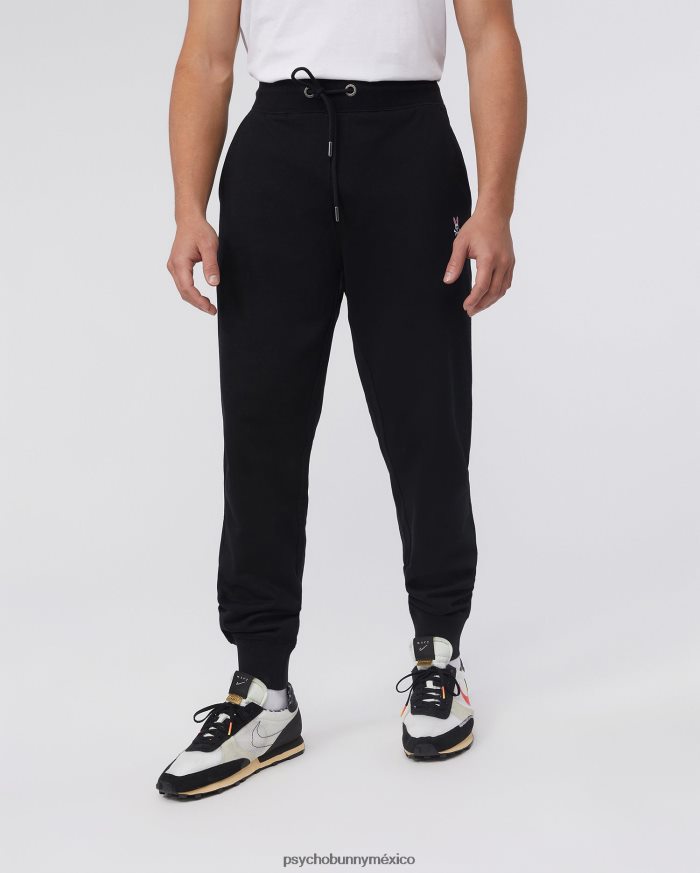 pantalones deportivos de punto de felpa francesa para hombre negroR46422472 Psycho Bunny