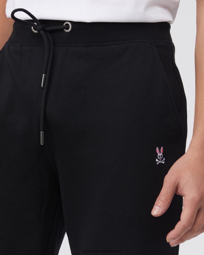 pantalones deportivos de punto de felpa francesa para hombre negroR46422472 Psycho Bunny