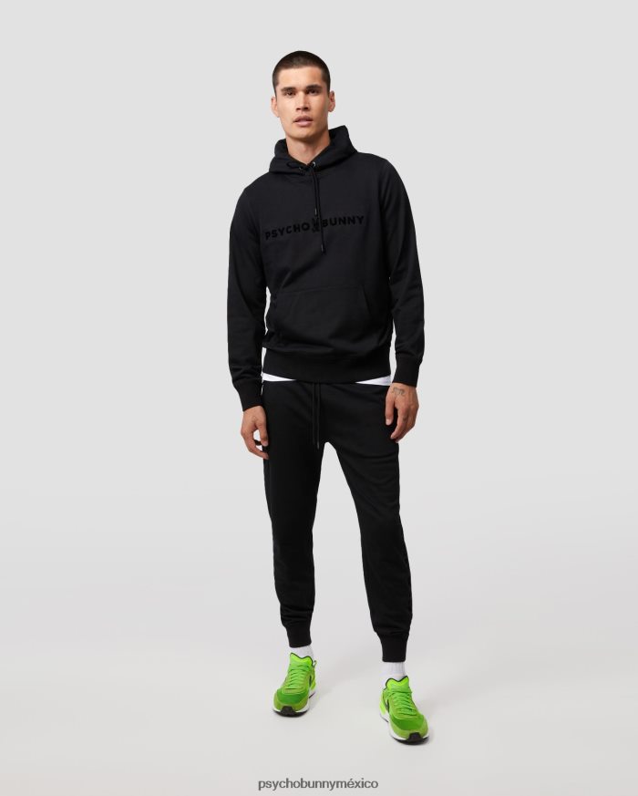 pantalones deportivos royce flocados para hombre negroR46422492 Psycho Bunny